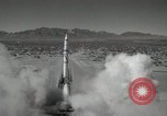 Image of Redstone Missile launched by US Army troops New Mexico United States USA, 1960, second 29 stock footage video 65675023462