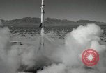 Image of Redstone Missile launched by US Army troops New Mexico United States USA, 1960, second 32 stock footage video 65675023462
