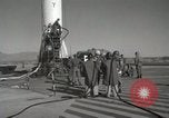 Image of Preparing Redstone Missile for launch New Mexico United States USA, 1960, second 12 stock footage video 65675023465