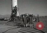 Image of Preparing Redstone Missile for launch New Mexico United States USA, 1960, second 16 stock footage video 65675023465