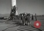Image of Preparing Redstone Missile for launch New Mexico United States USA, 1960, second 20 stock footage video 65675023465