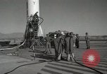 Image of Preparing Redstone Missile for launch New Mexico United States USA, 1960, second 21 stock footage video 65675023465