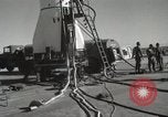 Image of Preparing Redstone Missile for launch New Mexico United States USA, 1960, second 25 stock footage video 65675023465