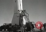 Image of Preparing Redstone Missile for launch New Mexico United States USA, 1960, second 27 stock footage video 65675023465