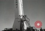 Image of Preparing Redstone Missile for launch New Mexico United States USA, 1960, second 28 stock footage video 65675023465