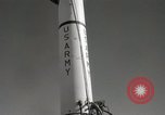 Image of Preparing Redstone Missile for launch New Mexico United States USA, 1960, second 30 stock footage video 65675023465