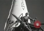 Image of Preparing Redstone Missile for launch New Mexico United States USA, 1960, second 58 stock footage video 65675023465
