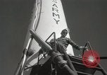 Image of Preparing Redstone Missile for launch New Mexico United States USA, 1960, second 61 stock footage video 65675023465