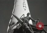 Image of Preparing Redstone Missile for launch New Mexico United States USA, 1960, second 62 stock footage video 65675023465