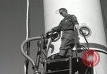 Image of Redstone Missile being fueled from trucks New Mexico United States USA, 1960, second 41 stock footage video 65675023466