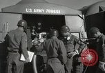 Image of Redstone Missile being fueled from trucks New Mexico United States USA, 1960, second 52 stock footage video 65675023466