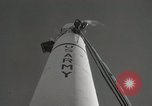 Image of Redstone Missile being fueled from trucks New Mexico United States USA, 1960, second 53 stock footage video 65675023466