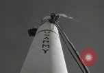 Image of Redstone Missile being fueled from trucks New Mexico United States USA, 1960, second 55 stock footage video 65675023466