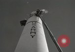 Image of Redstone Missile being fueled from trucks New Mexico United States USA, 1960, second 57 stock footage video 65675023466