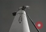 Image of Redstone Missile being fueled from trucks New Mexico United States USA, 1960, second 61 stock footage video 65675023466
