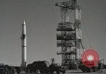 Image of Fueling a Redstone Missile at White Sands New Mexico United States USA, 1960, second 12 stock footage video 65675023467