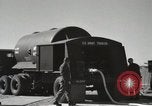 Image of Fueling a Redstone Missile at White Sands New Mexico United States USA, 1960, second 45 stock footage video 65675023467