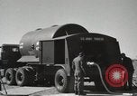 Image of Fueling a Redstone Missile at White Sands New Mexico United States USA, 1960, second 47 stock footage video 65675023467