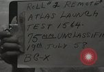 Image of Atlas 3B Missile Florida United States USA, 1958, second 5 stock footage video 65675023486