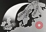 Immagine di Corazzata tedesca Tirpitz bombardato da RAF Tromso Norvegia, 1944, secondo 45 filmato di repertorio 65675023523