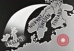 Immagine di Corazzata tedesca Tirpitz bombardato da RAF Tromso Norvegia, 1944, secondo 46 filmato di repertorio 65675023523