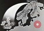 Immagine di Corazzata tedesca Tirpitz bombardato da RAF Tromso Norvegia, 1944, secondo 48 filmato di repertorio 65675023523