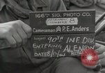 Standbild 90th Infantry Division Alencon Frankreich, 1944, aus Sekunde 4 historischem Filmmaterial Videoclip 65675023532