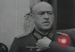 Image Colonel allemand général Georg Lindemann sur front de l'Est Italie, 1943, de la seconde 33 séquences d'archives historiques vidéo 65675023579