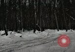 Image of Ford automobile with skis Michigan United States USA, 1918, second 1 stock footage video 65675023594