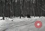 Image of Ford automobile with skis Michigan United States USA, 1918, second 8 stock footage video 65675023594