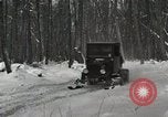 Image of Ford automobile with skis Michigan United States USA, 1918, second 16 stock footage video 65675023594