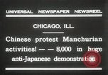 Image of Chinese protest against Japanese Chicago Illinois USA, 1931, second 3 stock footage video 65675023609