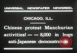 Image of Chinese protest against Japanese Chicago Illinois USA, 1931, second 4 stock footage video 65675023609