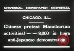 Image of Chinese protest against Japanese Chicago Illinois USA, 1931, second 5 stock footage video 65675023609