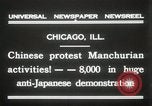 Image of Chinese protest against Japanese Chicago Illinois USA, 1931, second 7 stock footage video 65675023609