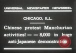 Image of Chinese protest against Japanese Chicago Illinois USA, 1931, second 10 stock footage video 65675023609