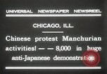 Image of Chinese protest against Japanese Chicago Illinois USA, 1931, second 12 stock footage video 65675023609