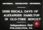Immagine di Celebrazione presso la Sala dell'indipendenza Philadelphia Pennsylvania USA, 1931, secondo 7 filmato di repertorio 65675023614