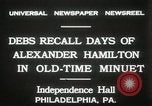 Immagine di Celebrazione presso la Sala dell'indipendenza Philadelphia Pennsylvania USA, 1931, secondo 12 filmato di repertorio 65675023614