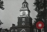 Immagine di Celebrazione presso la Sala dell'indipendenza Philadelphia Pennsylvania USA, 1931, secondo 17 filmato di repertorio 65675023614