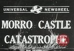 Standbild Morro Castle Katastrophe Asbury Park New Jersey USA, 1934, aus Sekunde 1 historischem Filmmaterial Videoclip 65675023615