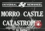 Standbild Morro Castle Katastrophe Asbury Park New Jersey USA, 1934, aus Sekunde 4 historischem Filmmaterial Videoclip 65675023615