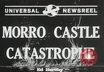 Standbild Morro Castle Katastrophe Asbury Park New Jersey USA, 1934, aus Sekunde 5 historischem Filmmaterial Videoclip 65675023615
