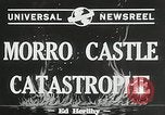 Standbild Morro Castle Katastrophe Asbury Park New Jersey USA, 1934, aus Sekunde 6 historischem Filmmaterial Videoclip 65675023615