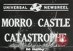 Standbild Morro Castle Katastrophe Asbury Park New Jersey USA, 1934, aus Sekunde 7 historischem Filmmaterial Videoclip 65675023615