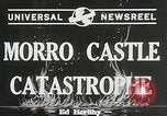 Standbild Morro Castle Katastrophe Asbury Park New Jersey USA, 1934, aus Sekunde 8 historischem Filmmaterial Videoclip 65675023615