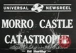 Standbild Morro Castle Katastrophe Asbury Park New Jersey USA, 1934, aus Sekunde 11 historischem Filmmaterial Videoclip 65675023615