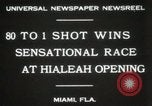 Standbild Eröffnung von Hialeah Rennbahn Florida United States USA, 1931, aus Sekunde 9 historischem Filmmaterial Videoclip 65675023617
