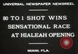 Standbild Eröffnung von Hialeah Rennbahn Florida United States USA, 1931, aus Sekunde 10 historischem Filmmaterial Videoclip 65675023617