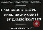 Standbild Eiskunstlauf auf Coney Island New York United States USA, 1931, aus Sekunde 1 historischem Filmmaterial Videoclip 65675023619